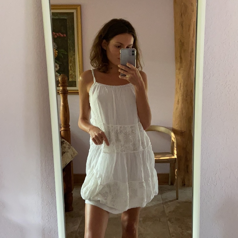 Nina Murati Vintage White Dress